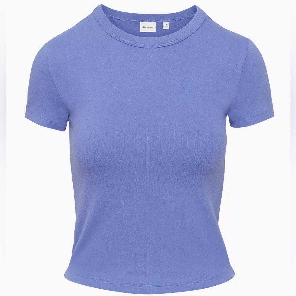 Sunday Best Little Ribbed Hip T-Shirt